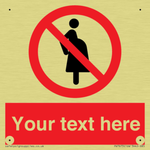 Custom prohibition not for pregnant women